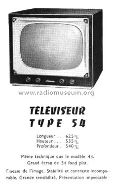 Téléviseur 54; Clarson, M. Touchard (ID = 2128378) Televisión