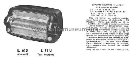 E71U; Clarville CSF; Paris (ID = 2546499) Radio