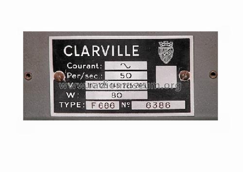 F666; Clarville CSF; Paris (ID = 1015451) Radio
