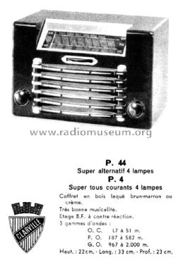 P44; Clarville CSF; Paris (ID = 2217218) Radio