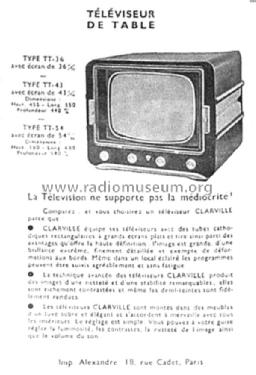 TT-43; Clarville CSF; Paris (ID = 2547019) Televisión