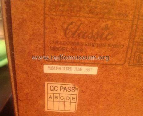 Collector's Edition Radio 9718; Classic - Factory (ID = 1716918) Radio