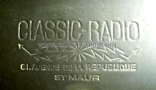 Poste à 4 lampes intérieures ; Classic-Radio; St. (ID = 1596681) Radio