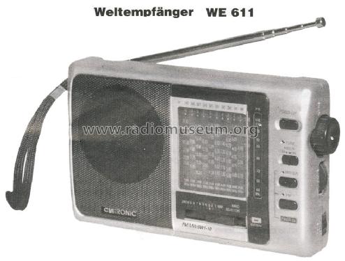 Weltempfänger WE-611; Clatronic; Kempen (ID = 1338739) Radio