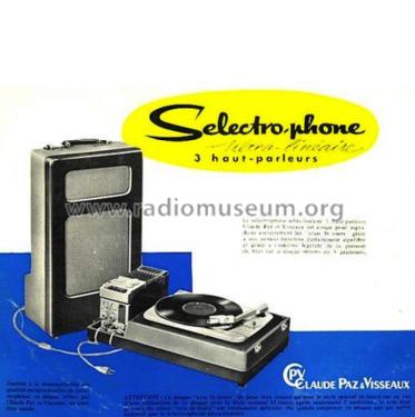 Selectro-phone ; Claude Paz & (ID = 1834358) Ton-Bild