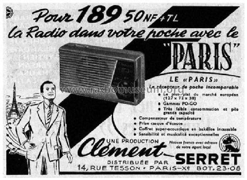 Le Paris ; Clément, A. AC - (ID = 372385) Radio