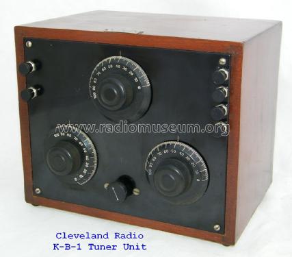 K-B-1 Tuner Unit ; Cleveland Radio (ID = 1898983) mod-pre26