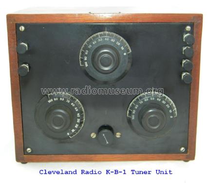 K-B-1 Tuner Unit ; Cleveland Radio (ID = 1898985) mod-pre26