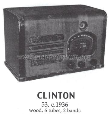 53 ; Clinton Mfg.Co.; (ID = 1404089) Radio