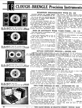 RF-Oscillator 199; Clough-Brengle Co., (ID = 1306590) Equipment