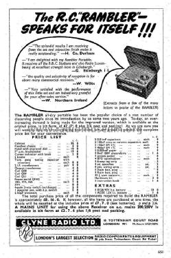 Rambler ; Clyne Radio Ltd; (ID = 1842328) Kit