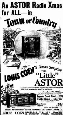 Little Astor ; Coen, Louis, (ID = 1840446) Radio