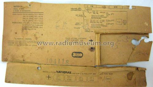 National 4 Band- 8 Transistor R-462D; Cofard Ltd., Tehran (ID = 1415939) Radio