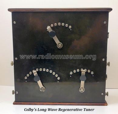 Long Wave Regenerative Tuner ; Colby's Telegraph (ID = 2720602) mod-pre26
