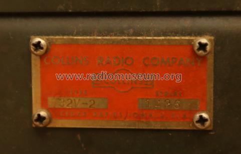 32V-2; Collins Radio (ID = 3148461) Amateur-T