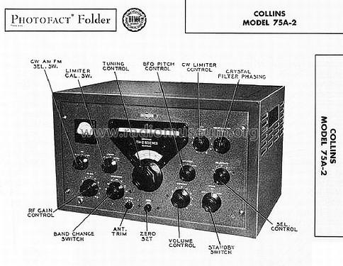 75A-2; Collins Radio (ID = 1194020) Amateur-R