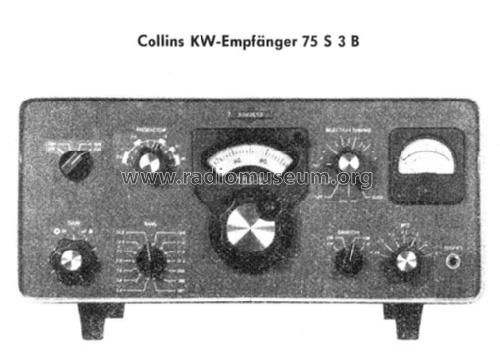75S-3B; Collins Radio (ID = 58847) Amateur-R