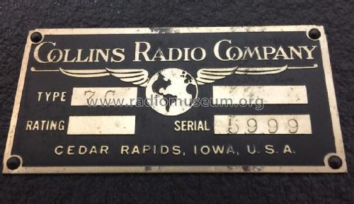 Amplifier 7C; Collins Radio (ID = 1992338) Verst/Mix