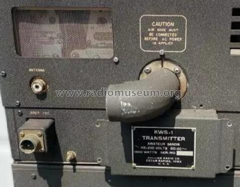 Transmitter KWS-1; Collins Radio (ID = 3148733) Amateur-T