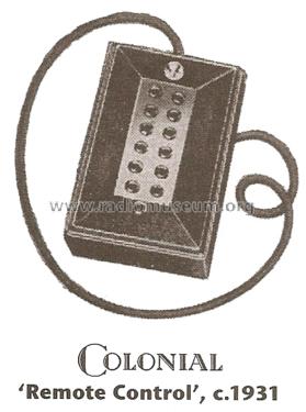 Remote Control ; Colonial Radio (ID = 1767461) Diverses