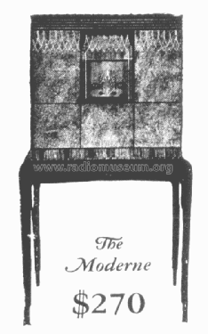 Moderne 32 AC; Colonial Radio Co.; (ID = 827487) Radio