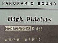 Panoramic Sound C-625; CBS-Columbia Inc.; (ID = 572512) Radio