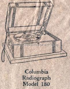 Radiograph 180 ; Columbia Phonograph, (ID = 212736) R-Player