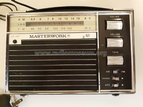 Masterwork 12 Transistor Radio AM/FM with AFC M-3108 ; Columbia Records (ID = 2838630) Radio