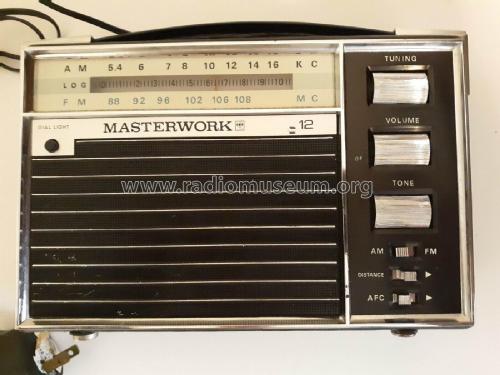 Masterwork 12 Transistor Radio AM/FM with AFC M-3108 ; Columbia Records (ID = 2838630) Radio