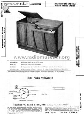 Masterwork M5120; Columbia Records (ID = 1518010) Radio