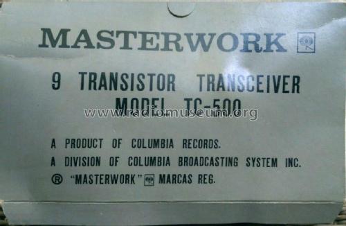 Masterwork Transceiver TC-500; Columbia Records (ID = 2417432) Citizen