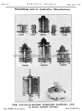 Variable Air Capacitors ; Colmovox Brand, (ID = 2631555) Radio part
