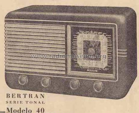 40 Universal; Comercial Radio (ID = 1383531) Radio