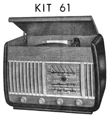 Radiogramola de Sobremesa KIT 61; Comercial Radio (ID = 1882661) Radio