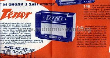 T403A; Ténor, Compagnie (ID = 1572824) Radio