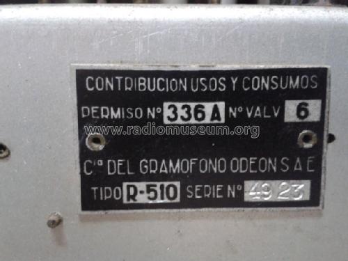 La Voz de su Amo R-510; Compañía del (ID = 1582632) Radio