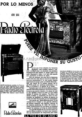 Radio Electrola RE-540; Compañía del (ID = 2382624) Radio