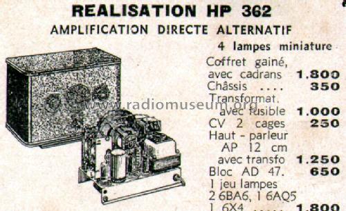HP362; Comptoir MB (ID = 595356) Radio