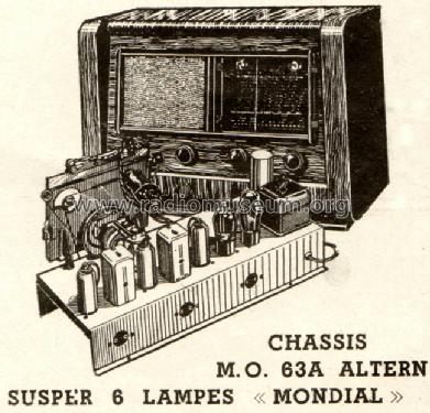 Mondial MO 63 A; Comptoir MB (ID = 478814) Radio