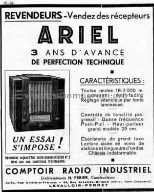 Ariel ; Comptoir Radio (ID = 1143863) Radio