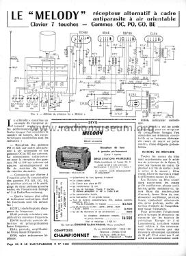 Le Mélody ; Comptoirs (ID = 2500965) Radio