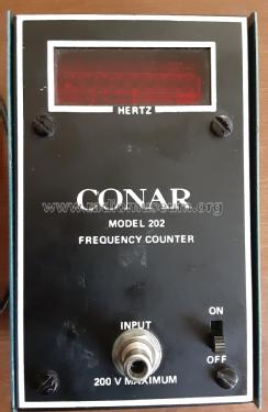 Frequency Counter 202; Conar Instruments; (ID = 2935603) Kit