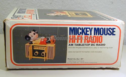 Mickey Mouse Hi-Fi Radio AM Table Top 407; Concept 2000 Hong (ID = 1932286) Radio