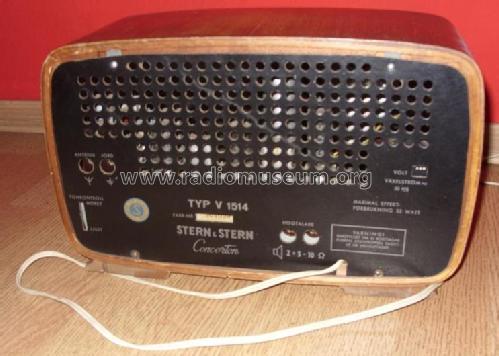 Concerton V1514; Stern & Stern (ID = 712456) Radio