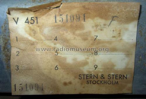 Concerton V451; Stern & Stern (ID = 1457362) Radio