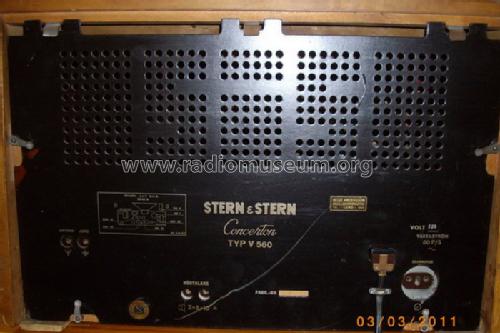 Concerton V 560; Stern & Stern (ID = 1021300) Radio