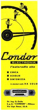 Electronik ; Condor Ing. Gallo; (ID = 2146312) Car Radio