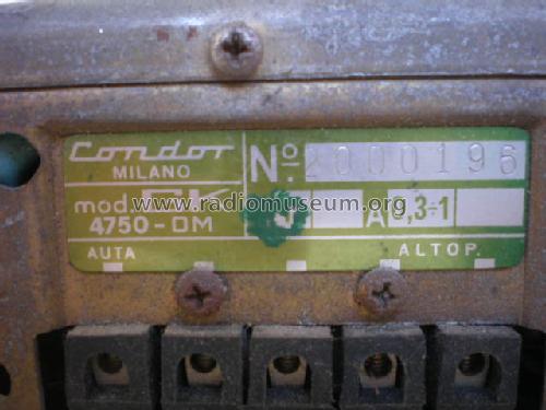 GK4750-OM; Condor Ing. Gallo; (ID = 669061) Car Radio