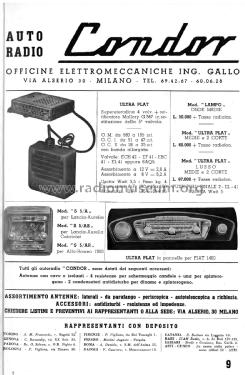 Lampo ; Condor Ing. Gallo; (ID = 2819111) Car Radio