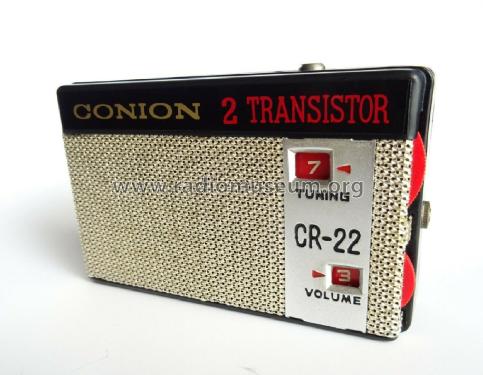 2 Transistor CR-22; Coney Onkyo Co. Ltd. (ID = 2485056) Radio